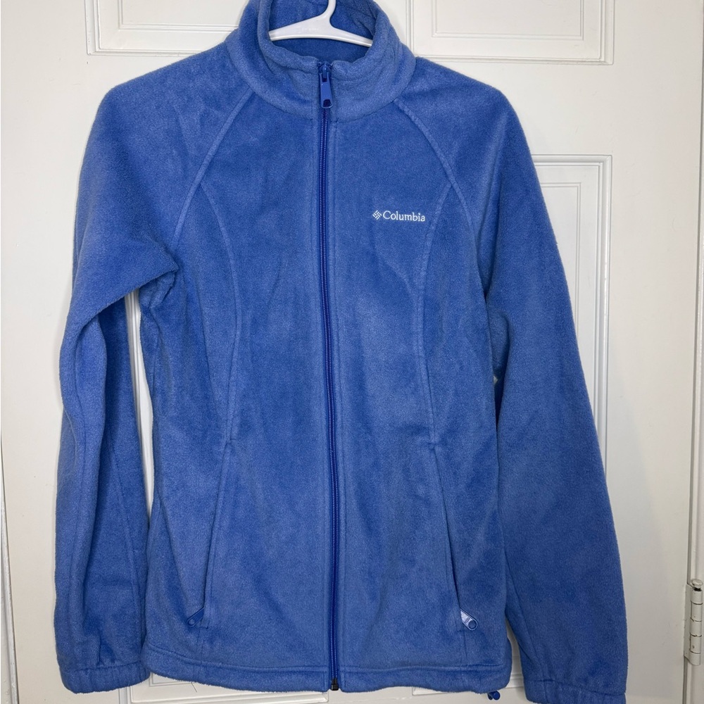 Columbia Blue Fleece Jacket size small
